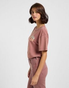 DAMSKA KOSZULKA LEE VINTAGE TEE HENNA 112363834. Bluzki Lee, xl, bez wzorów, vintage, bez kołnierzyka, bez ramiączek. Za 79,99 zł.