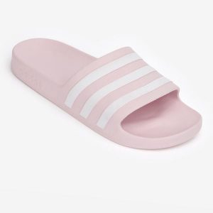 Second Life - Klapki basenowe ADIDAS Adilette Aqua - Stan Doskonały. Białe klapki ADIDAS, bez wzorów, z materiału, bez obcasa. Za 67,99 zł.