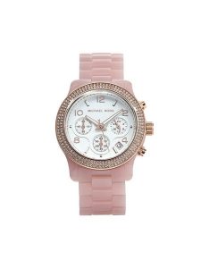 Michael Kors Zegarek Runway MK7424 Różowy. Czerwone, analogowe zegarki Michael Kors. Za 859,99 zł.