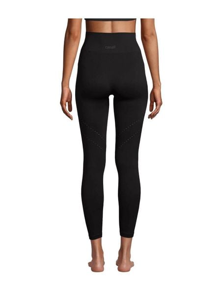 Legginsy Damskie Casall Bezszwowe z Wysokim Stanem Black. Czarne legginsy Casall, bez wzorów, z elastanu, z podwyższonym stanem. Za 259,00 zł.