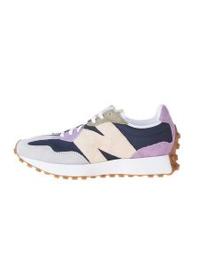 New Balance Sneakersy w kolorze granatowo-fioletowo-szarym rozmiar: 42,5. Niebieskie trampki New Balance, bez wzorów, z materiału, bez zapięcia. Za 327,53 zł.