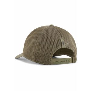 Czapka typu trucker PUMA × HYROX PUMA Loden Green. Zielone czapki Puma, bez wzorów, sportowe. Za 119,00 zł.