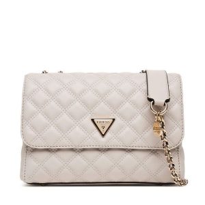 Torebka Guess. Szare torebki klasyczne Guess, z aplikacjami, bez dodatków. Za 399,99 zł.