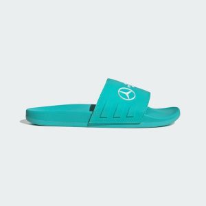 Klapki Mercedes - AMG Petronas Formula One Team adilette Comfort. Białe klapki ADIDAS, bez wzorów, bez obcasa. Za 239,00 zł.