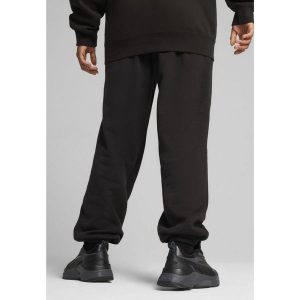 Spodnie dresowe unisex Essentials Elevated PUMA Black. Czarne spodnie dresowe Puma, s, bez wzorów, z dresówki. W wyprzedaży za 179,00 zł.