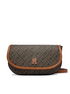 Tommy Hilfiger Torebka Th Monoplay AW0AW19172 Czarny. Czarne torebki klasyczne TOMMY HILFIGER, bez wzorów, ze skóry, bez dodatków. Za 649,99 zł.