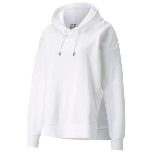 Bluza Z Kapturem Dla Kobiet. Białe bluzy Puma, s, bez wzorów, z kapturem. Za 257,99 zł.