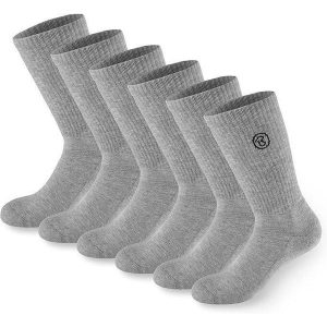 BRUBAKER skarpety sportowe 6 par unisex oddychające retro - Szary. Czarne skarpetki X2, bez wzorów. Za 122,99 zł.