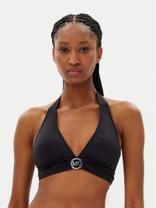 MICHAEL Michael Kors Góra od bikini MM7M275 Czarny. Czarne bikini MICHAEL Michael Kors, bez wzorów, z syntetyku. Za 259,99 zł.