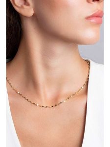 Heliophilia Pozłacany naszyjnik z elementami ozdobnymi - dł. 42 cm rozmiar: onesize. Żółte naszyjniki Heliophilia, pozłacane. Za 117,17 zł.