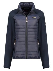 Geographical Norway Kurtka polarowa "Tour" w kolorze granatowym rozmiar: S. Niebieskie kurtki Geographical Norway, s, bez wzorów, z polaru, bez kaptura. Za 157,35 zł.