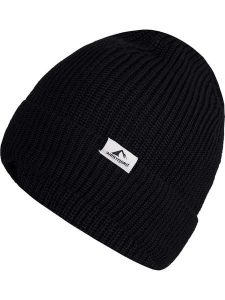 Westfjord Czapka "Borganes" w kolorze czarnym rozmiar: onesize. Czarne czapki Westfjord, bez wzorów, z materiału. Za 59,95 zł.