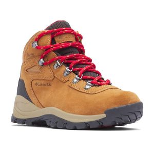 Buty trekkingowe damskie Columbia Newton Ridge Plus WP Amped. Brązowe buty trekkingowe Columbia, bez zapięcia. Za 514,30 zł.