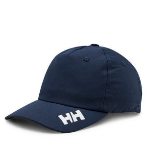 Czapka z daszkiem Helly Hansen. Niebieskie czapki Helly Hansen, bez wzorów, sportowe. Za 109,99 zł.