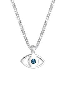 Elli Elli Naszyjnik Evil Eye Kristalle 925 Sterling Silber Naszyjniki 1 ct Damski. Brązowe naszyjniki Elli, srebrne. Za 211,64 zł.