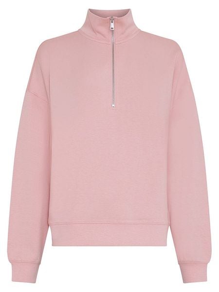 MOSS COPENHAGEN Bluza w kolorze jasnoróżowym rozmiar: S/M. Różowe bluzy Moss Copenhagen, m, bez wzorów, bez kaptura. Za 179,95 zł.