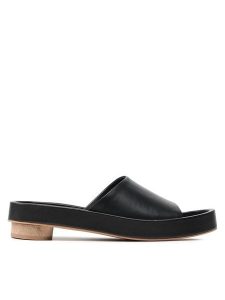 Gino Rossi Klapki 22SS17 Czarny. Czarne klapki Gino Rossi, bez wzorów, ze skóry, bez obcasa. Za 299,99 zł.