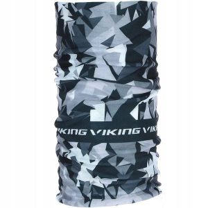 Geometryczna Chusta Polartech Unisex Dla Dorosłych. Szare apaszki i chusty Viking, bez wzorów, z materiału. Za 95,99 zł.