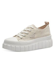 S.Oliver Sneakersy w kolorze beżowym rozmiar: 42. Brązowe trampki s.Oliver, bez wzorów, bez zapięcia. Za 153,71 zł.