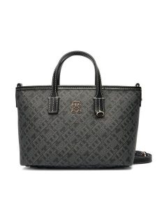 Tommy Hilfiger Torebka Monoplay Le Nano Tote AW0AW17717 Czarny. Czarne torebki klasyczne TOMMY HILFIGER, bez wzorów, ze skóry, bez dodatków. Za 699,99 zł.