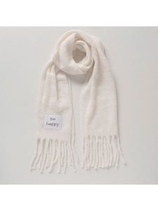 Boltze Szal "Melly" w kolorze kremowym - 180 x 40 cm rozmiar: onesize. Brązowe szaliki Boltze, bez wzorów. Za 148,96 zł.