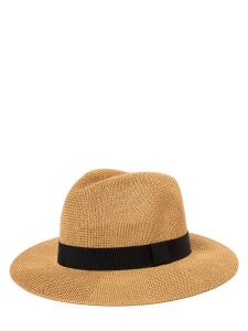 Marie Lund Kapelusz Kobiety papier brązowy|beżowy, ONE SIZE. Brązowe kapelusze Marie Lund, bez wzorów. Za 179,95 zł.
