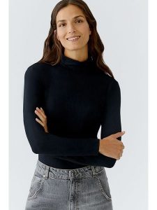 Oui Golf w kolorze czarnym rozmiar: 36. Czarne golfy Oui, bez wzorów. Za 162,49 zł.