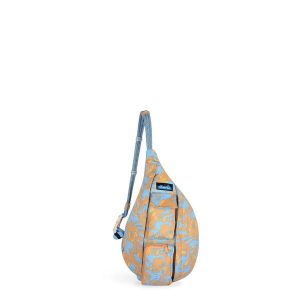 Plecak miejski Kavu Mini Rope Bag - sky bloom. Brązowe plecaki KAVU. Za 182,99 zł.