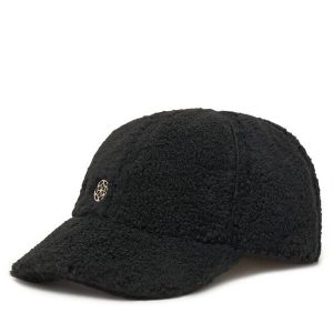 Czapka z daszkiem Guess. Czarne czapki Guess, z aplikacjami. Za 129,99 zł.