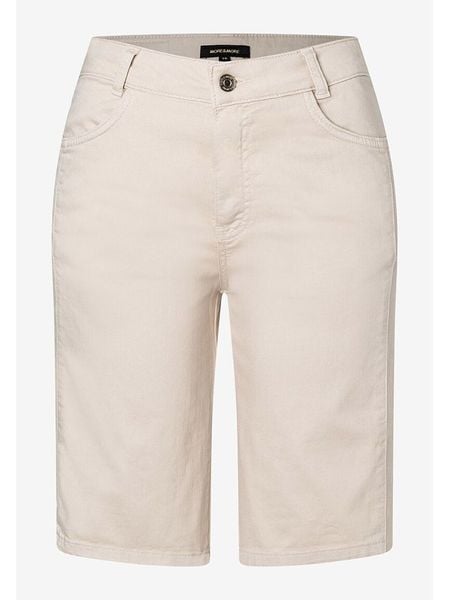 More & More Bermudy dżinsowe w kolorze beżowym rozmiar: 36. Brązowe szorty More & More, z aplikacjami, ze skóry. Za 95,92 zł.