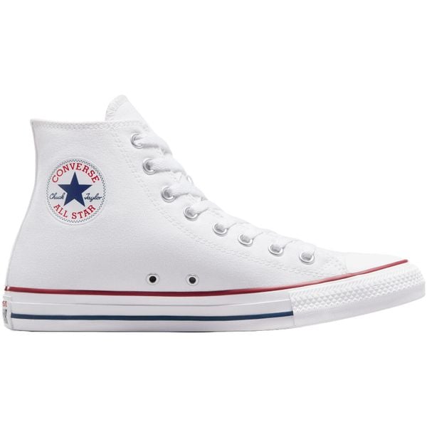 Trampki Converse Chuck Taylor All Star Hi. Białe buty sportowe Converse, bez wzorów, bez zapięcia. Za 312,99 zł.