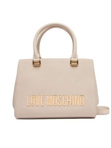 LOVE MOSCHINO Torebka JC4022PP0NKD0110 Écru. Torebki klasyczne LOVE MOSCHINO, bez wzorów, ze skóry, bez dodatków. Za 669,99 zł.