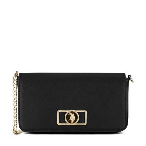 Torebka U.S. Polo Assn. Czarne listonoszki U.S. Polo Assn., bez wzorów, bez dodatków. Za 219,99 zł.