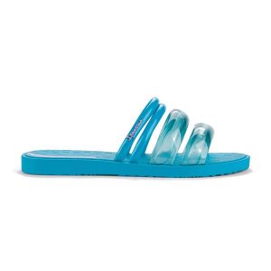 Klapki damskie Ipanema Puffer Slide. Czerwone klapki Ipanema, bez wzorów, bez obcasa. Za 99,00 zł.