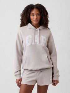 GAP Bluza w kolorze beżowym rozmiar: M. Brązowe bluzy GAP, m, bez wzorów, z kapturem. Za 107,86 zł.