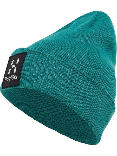 Haglöfs Czapka beanie "Aze" w kolorze zielonym rozmiar: onesize. Zielone czapki Haglöfs, bez wzorów, ze splotem. Za 96,37 zł.