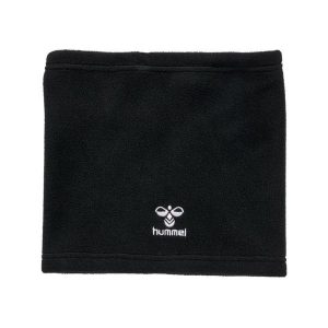 Komin na szyję polarowy ze ściągaczem Hummel Fleece Neck Tube uniwersalny. Czarne szaliki Hummel, bez wzorów, z polaru. Za 45,00 zł.