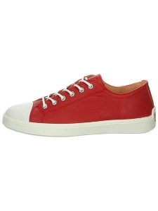 Think! Skórzane sneakersy "Turna" w kolorze czerwonym rozmiar: 40,5. Czerwone trampki Think, bez wzorów, bez zapięcia. Za 446,95 zł.