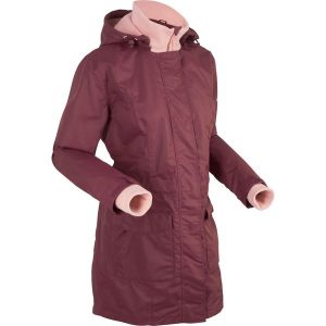 Kurtka outdoorowa funkcyjna z podszewką z polaru, lekko watowana bonprix czerwony klonowy. Czerwone kurtki bonprix, z polaru. Za 249,99 zł.
