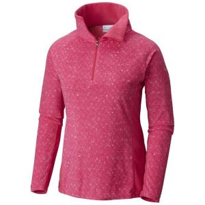 Columbia Glacial Iv Print 1/2 Zip Cactus Pink Tweet M. Golfy marki Columbia. W wyprzedaży za 109,00 zł.