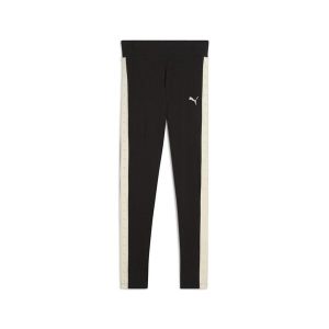 Młodzieżowe legginsy Essentials Tape PUMA Black. Czarna legginsy Puma, bez wzorów. Za 129,00 zł.