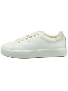 GANT Footwear Skórzane sneakersy "Avino" w kolorze biało-kremowym rozmiar: 40. Białe trampki GANT Footwear, bez wzorów, bez zapięcia. Za 241,56 zł.