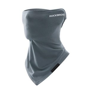 Letnia Czapka Rowerowa ROCKBROS z jedwabiu chłodzącego. Szare czapki ROCKBROS, bez wzorów, z materiału, eleganckie. Za 47,60 zł.