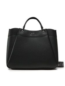 Armani Exchange Torebka 942910 CC783 00020 Czarny. Czarne torebki klasyczne Armani Exchange, bez wzorów, ze skóry, bez dodatków. Za 549,99 zł.
