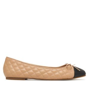 Baleriny Aldo. Brązowe balerinki ALDO, bez wzorów, bez obcasa, bez zapięcia. Za 299,99 zł.