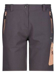 Cmp Bermudy trekkingowe w kolorze antracytowym rozmiar: 44. Czarne spodnie dresowe CMP, bez wzorów, z materiału. Za 115,24 zł.