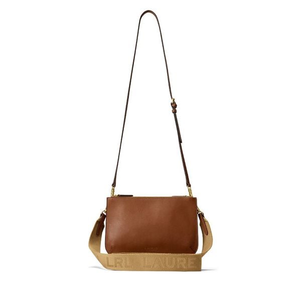 Torebka LAUREN RALPH LAUREN. Brązowe torebki klasyczne Lauren Ralph Lauren, bez wzorów, bez dodatków. Za 649,99 zł.