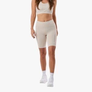 Krótkie legginsy treningowe damskie Swedemount Core Pocket Tights szybkoschnące. Szare legginsy SWEDEMOUNT, bez wzorów, z tkaniny, krótkie. Za 129,99 zł.