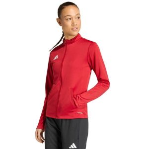 Bluza damska adidas Entrada 26 Track. Czerwone bluzy ADIDAS, bez wzorów, z poliesteru, bez kaptura. Za 121,99 zł.