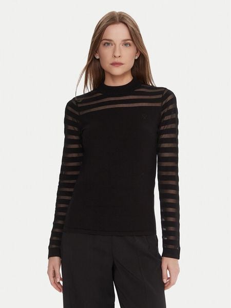 LOLA CASADEMUNT Bluzka LF2511015 Czarny Slim Fit. Czarne bluzki LOLA CASADEMUNT, xs, bez wzorów, z wiskozy, bez kołnierzyka, bez ramiączek. Za 259,99 zł.